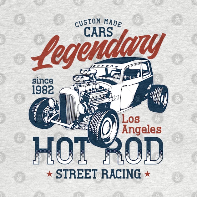 Hot Rod Street Racing Los Angeles by Verboten